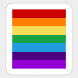 Rainbow flag Sticker